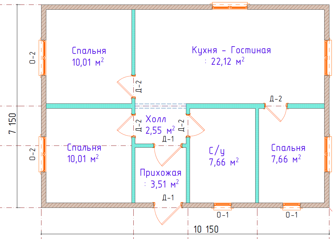 планировка дома сип нарьян мар 1